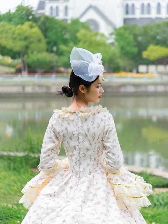 楽天市場】貴族ドレス ステージ衣装 舞台衣装 パーティー 花柄 オペラ 