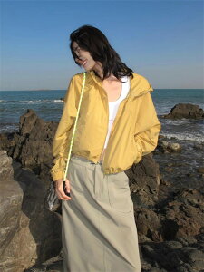 UVカットパーカー カーディガン 帽子付け UV パーカー フルフェイス 紫外線 母の日 プレゼント 夏アウター 日焼け対策 涼感 首元 dd104c6c6lc