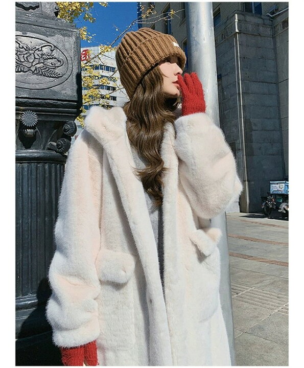 楽天市場】ファーコート フェイクファー コート レデイース ファー  