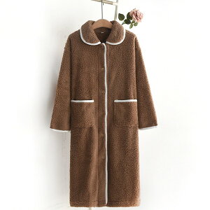 ルームウェア ワンピース レディース 女の子 秋冬 寝巻き 寝間着 3カラー ボアあり パジャマ かわいい 着心地よい ゆったり 気持ちいい 長袖 おしゃれ ベージュ ピンク ブラウン M L 2L dh040jc