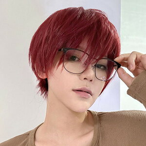 ウィッグ メンズ 男装 短髪 かつら フルウィッグ ショートウィッグ コスプレウィッグ 可愛い ショート ショートヘア 演劇 自然 前髪あり コスプレ おしゃれ かっこいい 可愛い 耐熱ウィッグ