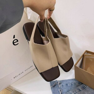 ぺたんこサンダル ストレッチ サンダル ぺたんこ ぺったんこ お洒落なサンダル 歩きやすい ローヒール レディース 夏 ベルト 靴 女性 大人 美脚 シューズ シンプル ヒールサンダル スクエア