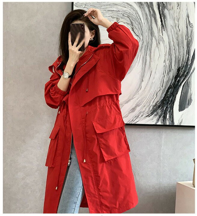 フーズフーチコ スプリングモッズコート 完売色 フード付き中綿モッズ  