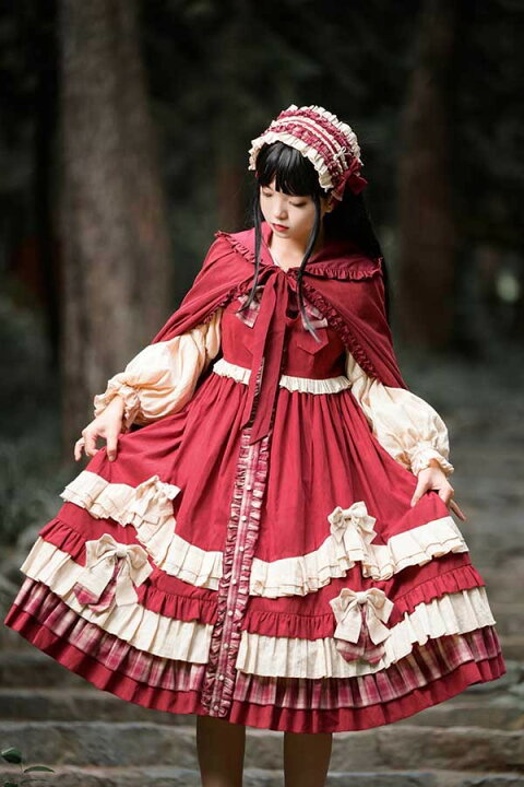楽天市場】ロリータ クラロリ ワンピース ゴスロリ Aライン Lolita 