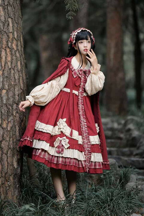 楽天市場】ロリータ クラロリ ワンピース ゴスロリ Aライン 