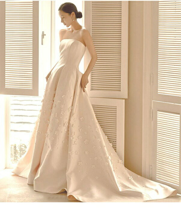 楽天市場】ウェディングドレス プリンセスドレス Aライン ノースリーブ  