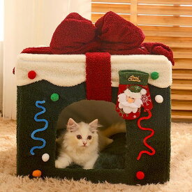 猫ベッド 犬ベッド ペットベッド ネコ ウサギ ふわふわ あったか ペットクッション かわいい ペット用品 ハウス 寝具 柔らかい クリスマス 寝心地 インテリア おしゃれ プレゼント