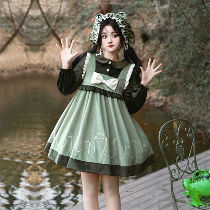 楽天市場】ワンピース コスプレ ロリータ ゴスロリ パーティー 発表会  