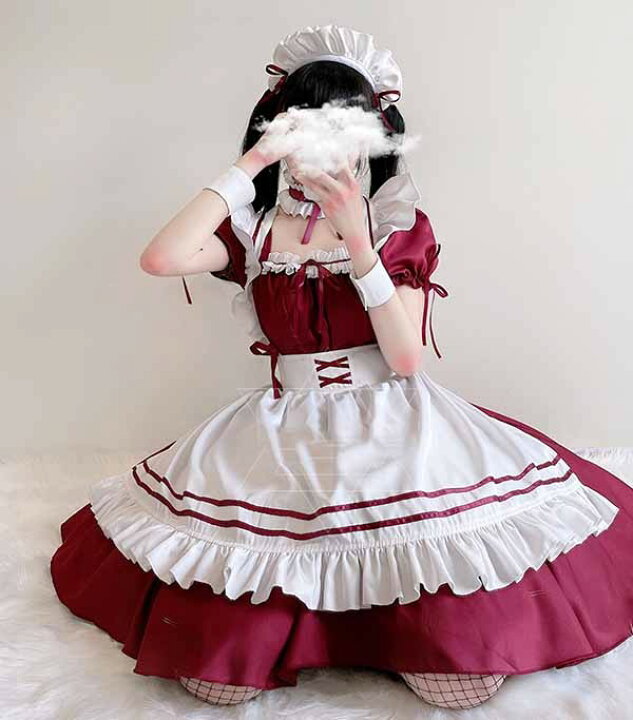 楽天市場 メイド服 可愛い コスプレ衣装 メイド カチューシャ エプロン 大人 セクシー コスチューム ハロウィン コスプレ ウェイトレス コス ワンピース 女性 仮装 衣装 ゴスロリ 学園祭 文化祭 定番 オススメ イベント Ds110ze グレースショップ