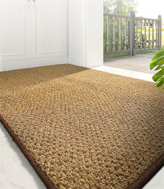 【楽天1位獲得】短納期 高評価 玄関 マット ココヤシマット 玄関マット 屋外 泥落とし オシャレ 合成素材ココヤシ 屋外マット ドアマット 北欧 シンプル ラバー ゴムマット カーペット ラグ 泥落とし 滑り止め 事務所 オフィス お店 ブラウン グレー