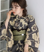 楽天市場】黒（柄向日葵）（浴衣セット｜和服）：レディース 