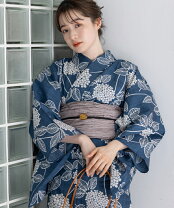楽天市場】浴衣 紫陽花 青の通販