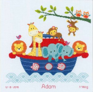 [֑ NXXeb` hJLbg Vervaco^xoR Animals in the Boat^Dɏ 14ctAC[_ o[XR[h NXXeb`Lbg イ hJ