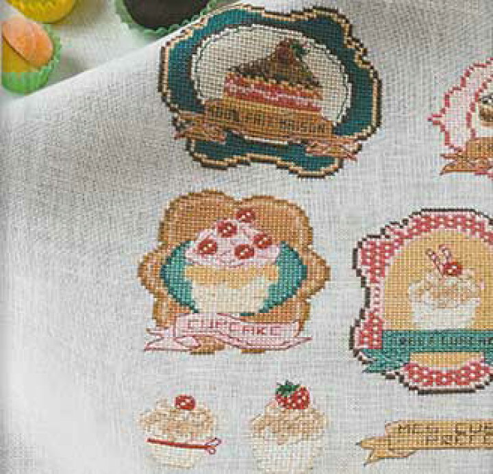 新着 クロスステッチ図案 Zweigart Kuchen Flair Lacistitis Es