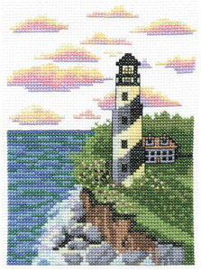 クロスステッチ 刺繍キット Design Works デザインワークス 灯台 14ct 風景 海 クロスステッチキット ししゅう 刺繍