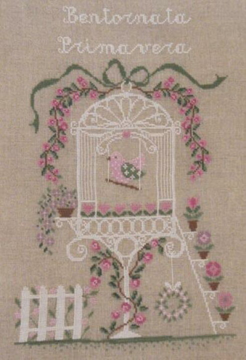 楽天市場 イタリアのクロスステッチ 刺繍図案 Cuore E Batticuore クオーレ エ バッティクオーレ ようこそ春 Bentornata Primavera グレイスワーク