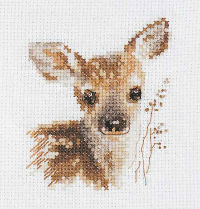 楽天市場 アリサ Alisa クロスステッチ 刺繍キット 子鹿 動物 クロスステッチキット 刺繍 グレイスワーク