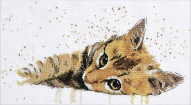 クロスステッチ 刺繍キット オーブン OVEN 怠け者の猫 16ct クロスステッチキット ししゅう 刺繍
