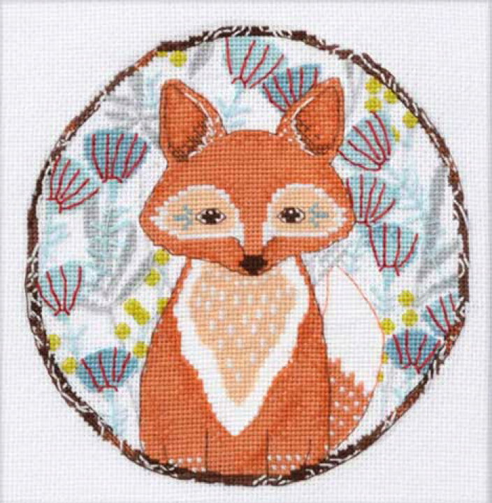 楽天市場】クロスステッチ 刺繍キット オーブン OVEN 小さなキツネ 