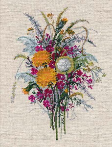 刺しゅうキット オリムパス クロスステッチ プチフープ フルーツ＆フラワー リンゴ（7327） 06Bi99_ オーブンクロスステッチキット - ナイジェラブーケ