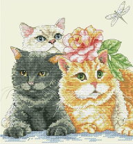 楽天市場】クロスステッチ刺繍キット 猫の通販
