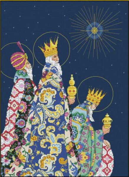 メール便送料無料  クロスステッチ 刺繍キット  オランタ OLanTA  東方の三博士 Three Kings 16ct   クリスマス 三賢人  クロスステッチキット ししゅう 刺繍