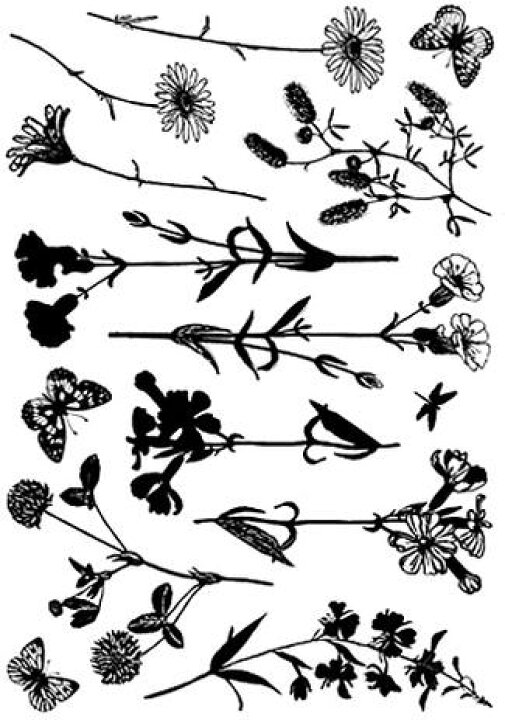 楽天市場 ラバースタンプ 花のバックグラウンド アンマウント 輸入スタンプ アートスタンプ ゴム印 スタンプ グレイスワーク