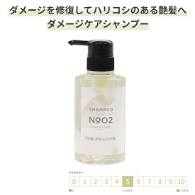 サロン専売 ダメージケア シャンプー 300ml [GRACE HOME BEAUTY No.02] コラーゲン アミノ酸 ナノ化ケラチン 配合 高保湿 サロン品質