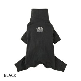 ペット服　【MANDARINE BROTHERS　　スキンタイトスーツ　ブラック　XS・S・M・MD・L・XL・XLB・XXL・3L・4L・5L】マンダリンブラザーズ　MB