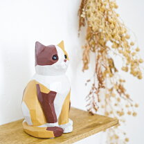 楽天市場】猫 貯金箱 三毛猫の通販