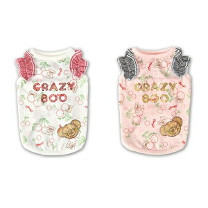 �y�b�g�E�F�A�@�yCRAZYBOO�@���t�����`�F���[�^���N�g�b�v�@XS�`XXL�ADXS�`DM�T�C�Y�z�@CB25SS