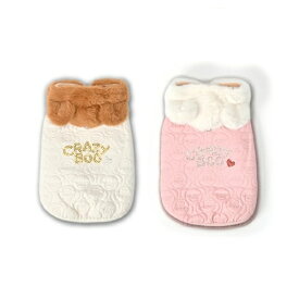 ペットウェア　【CRAZYBOO　くま耳キルトアウター　XS～XXL、DXS～DMサイズ】　CB25AW