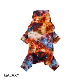 ペット服　【MANDARINE BROTHERS　スキンタイトスーツ　マルチプリント　GALAXY　XS・S・M・L・XL・XXL・3L・4L・5L・MD・XLB】マンダリンブラザーズ　MB24