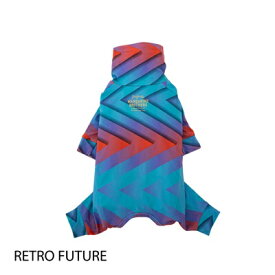ペット服　【MANDARINE BROTHERS　スキンタイトスーツ　マルチプリント　RETRO FUTURE　XS・S・M・L・XL・XXL・3L・4L・5L・MD・XLB】マンダリンブラザーズ　MB24
