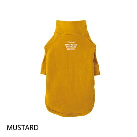 ペット服　【MANDARINE BROTHERS　スキンタイトウォームTシャツ　マスタード　XS・S・M・MD・L・XL・XLB・XXL・3L・4L・5L】　冬の寒さ対策に　マンダリンブラザーズ　MB