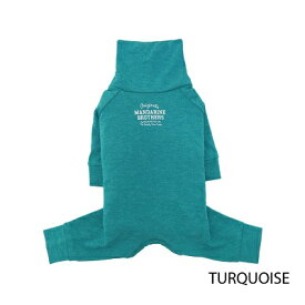 ペット服　【MANDARINE BROTHERS　　スキンタイトスーツ　ターコイズ　XS・S・M・MD・L・XL・XLB・XXL・3L・4L・5L】マンダリンブラザーズ　MB