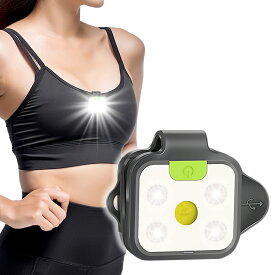 充電式 ランニング ライト USBに直挿し可能 ウォーキング ジョギング 夜間の作業に IPX4防水 長寿命