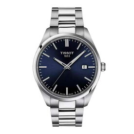 【店内最大ポイント43倍】【無金利6回】TISSOT PR 100 40mm T150.410.11.041.00 Classic Contemporary クォーツ 青文字盤 シルバー ブルー おしゃれ 防水 メンズ 実用的 父の日