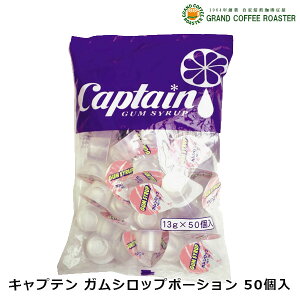 キャプテン ガムシロップポーション 袋(13g×50個) 中村商店