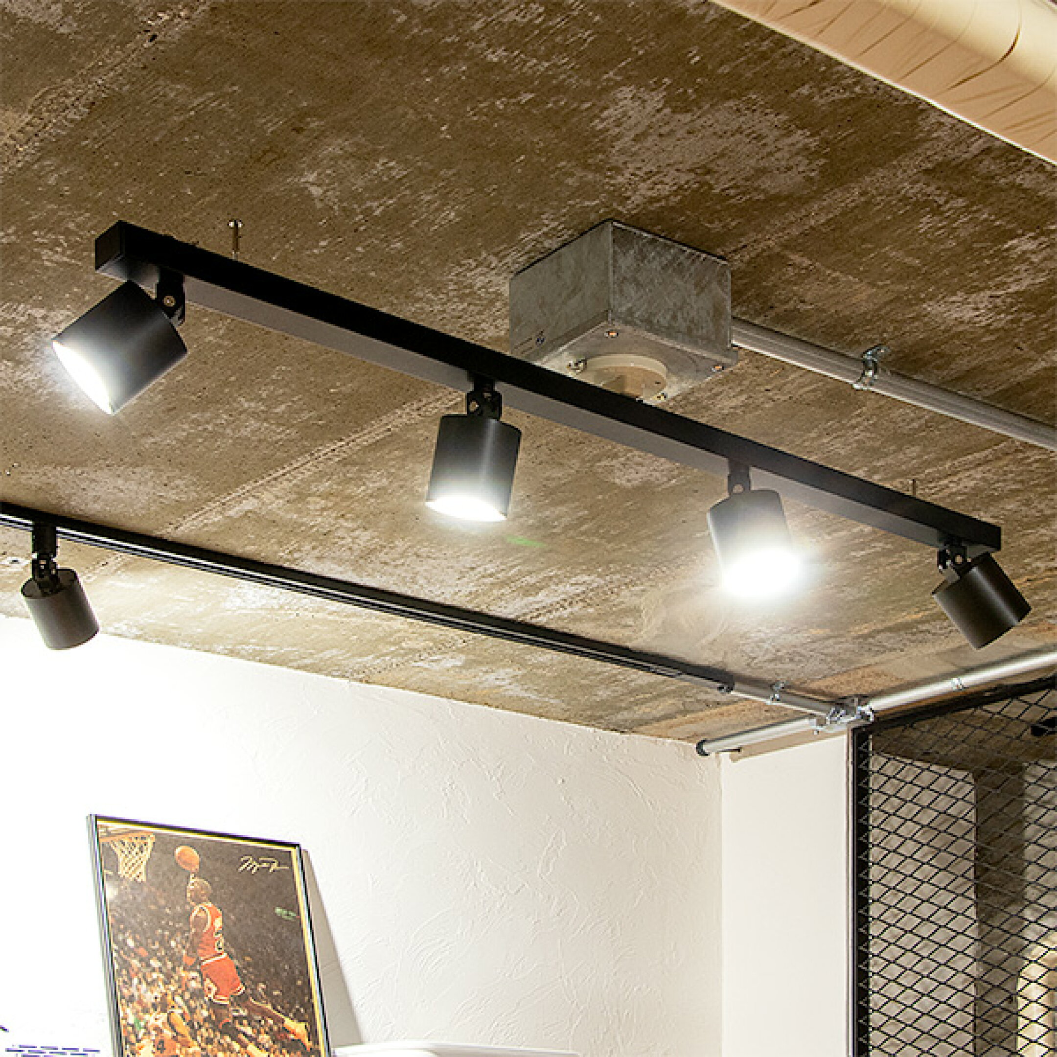 ARTWORKSTUDIO シーリングライト Grid 4-down light AW-0554E グリッド4 ダウンライト スポットライト ダクトレール LED 高寿命 色調切替 照明 4灯 リビング ダイニング 照明 モダン おしゃれ