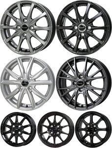 14�C���` �z�C�[�� 4�{�Z�b�g �T�N�V�[�h �S�ԑΉ� 160�n 2014/09 �` �p �I�ׂ�7��� �z�C�[���̃v���ďC ���S�̎Ԏ�ʐݒ� 14×5.5 PCD 100 4H +45 �z�b�g�X�^�b�t