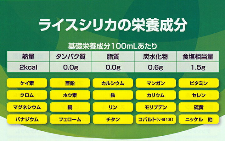 楽天市場】お得ユーグレナ女神2個セット ライスシリカ 500ml 1個 