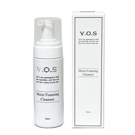 ＼買うなら今日お得／タイムセール3%offクーポン発行中 VOS モイストフォーミングクレンザー 150ml　洗顔　moist foaming cleanser　VOS洗顔