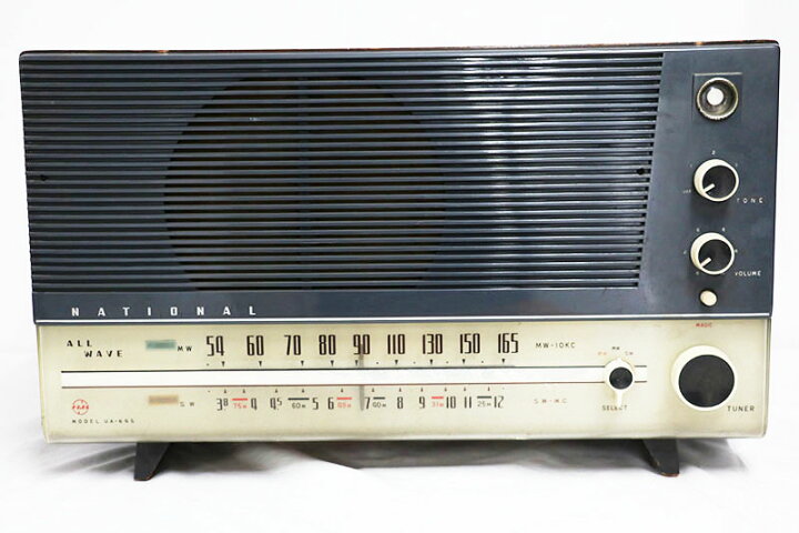 楽天市場】◇National ナショナル UA-645 真空管ラジオ ジャンク品 