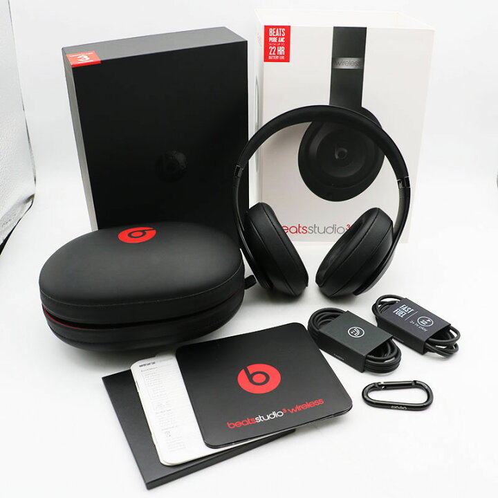 楽天市場】□新古品 ビーツ Beats Studio3 Wireless.Matte Black-PAC 