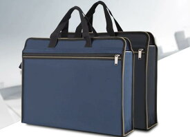 トートバッグ ハンドバッグ A4 オフィス 通勤 ビジネス キャンバス ジッパー ブリーフケース メンズ レディース 防水 大容量 ブルー ブラック