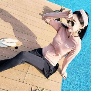 水着 サーフィン ウェットスーツ キッズ 子供 ダイビング 日焼け防止 紫外線カット 速乾 メンズ レディース シュノーケリング 長袖 ズボン ピンク ブラック