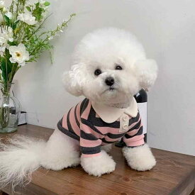 犬服 ドッグウェア かわいい おしゃれ ペット Tシャツ 猫 夏 春秋 レッド ネイビー ピンク 小型犬