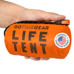 Go Time Gear LIfe Tent 緊急用 サバイバルシェルター 2人用 キャンプハイキング軽量 コンパクト 常時携帯推奨