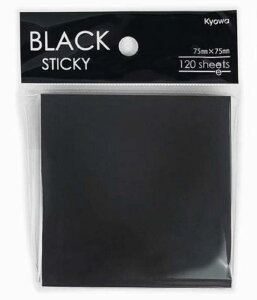 Kyowa BLACK STICKY ӂ (t) 120V[g (75x75mm)